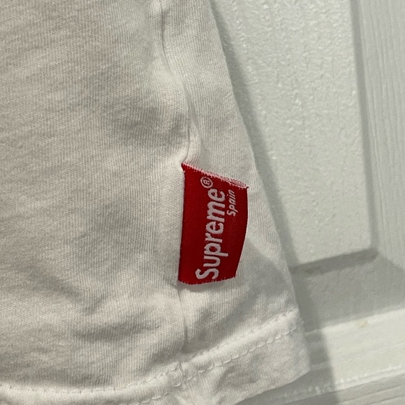 Supreme Sport White Tee with Red Tag - Picture 3 of 5